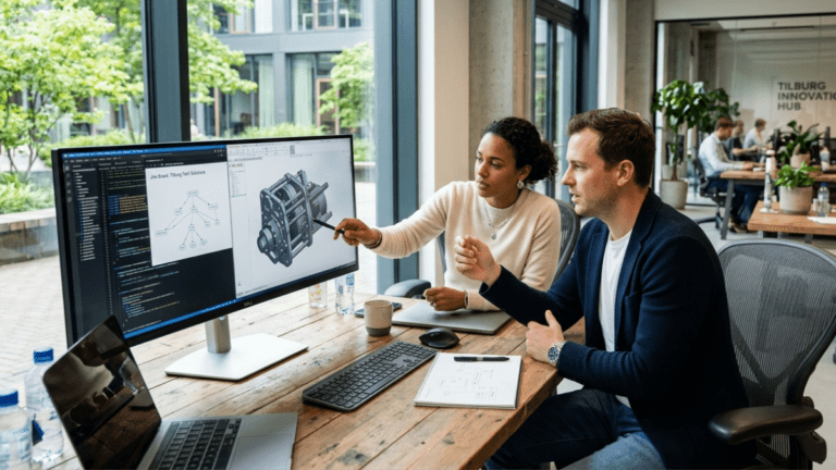 Professionele software ontwikkelaars analyseren complexe code architectuur voor de WBSO subsidie criteria
